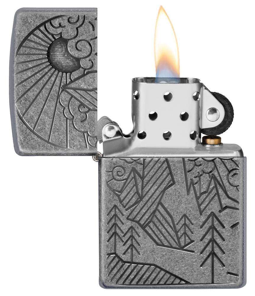 Armor® Antique Silver Mountain Design - Image 3