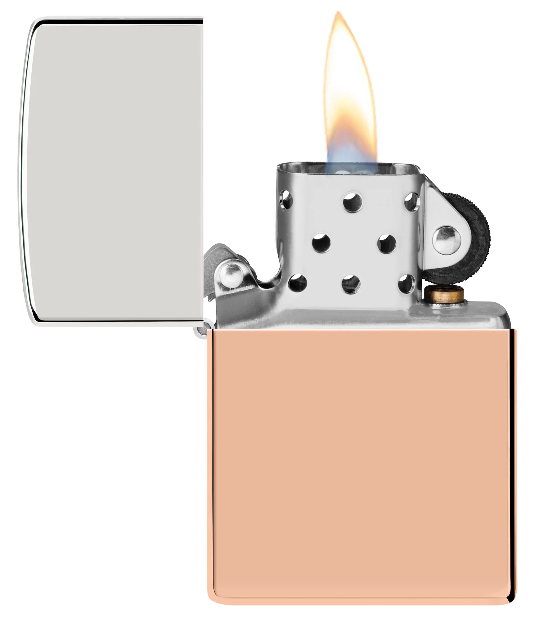 Bimetal Case Lighter - Sterling Silver Lid - Image 4