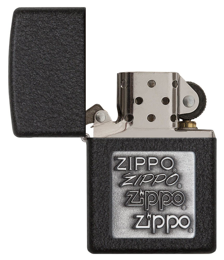Black Crackle® Silver Zippo Logo - Image 6