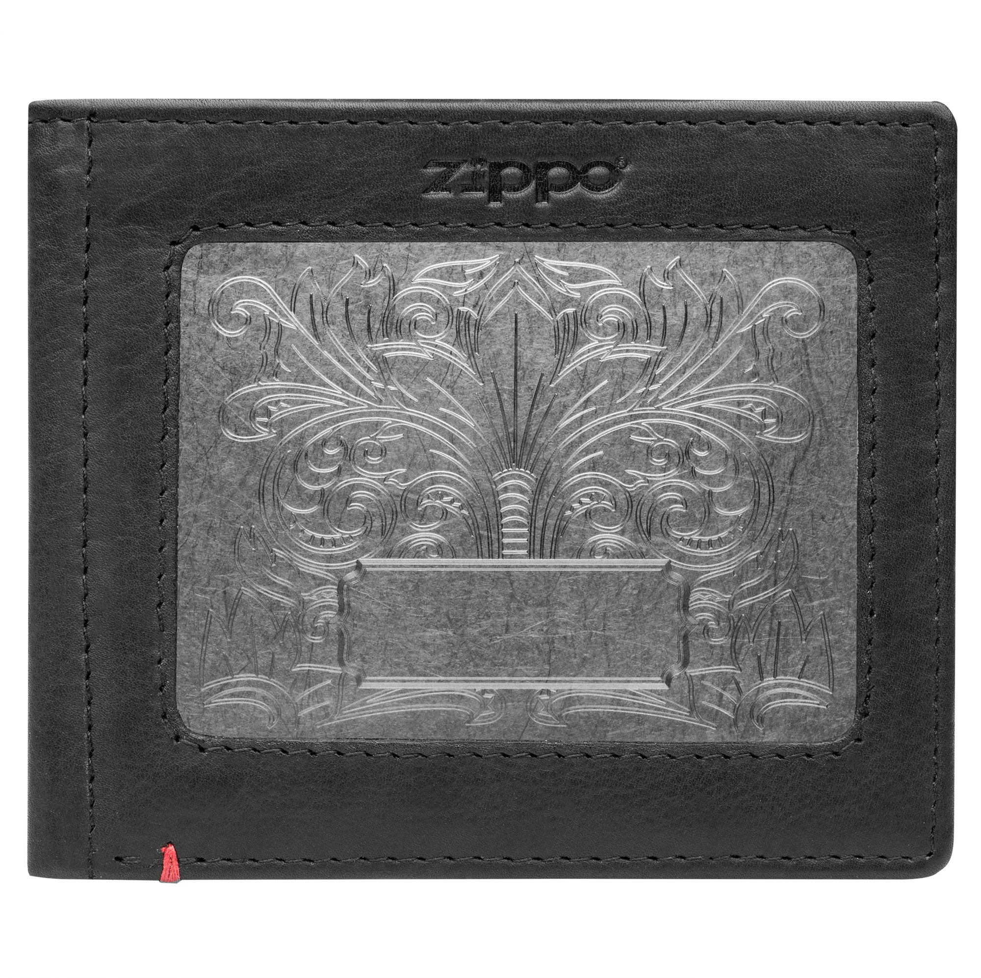 Black Leather Wallet- Fandango Metal Plate Design - Image 27
