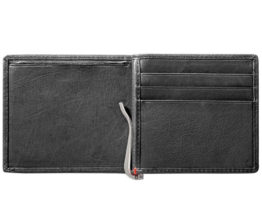 Black Leather Wallet- Viking Metal Plate Design - Image 18