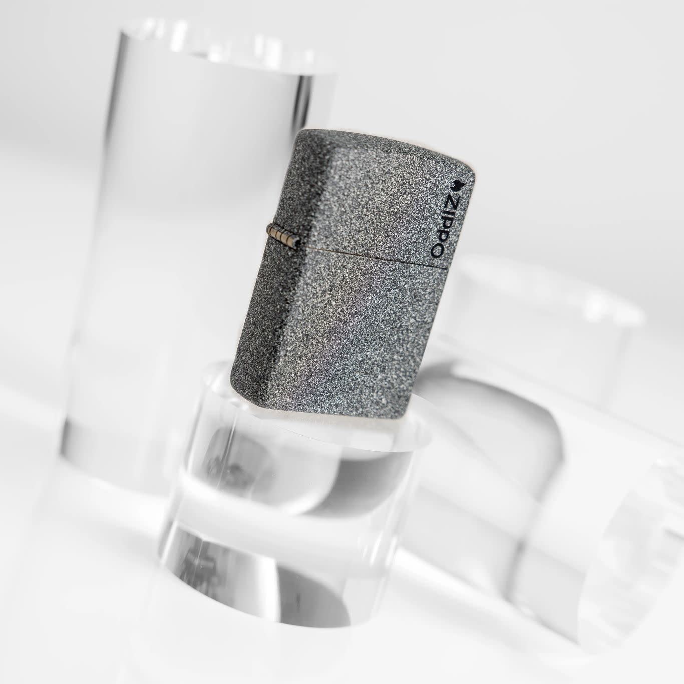 Classic Iron Stone Zippo Logo - Image 2
