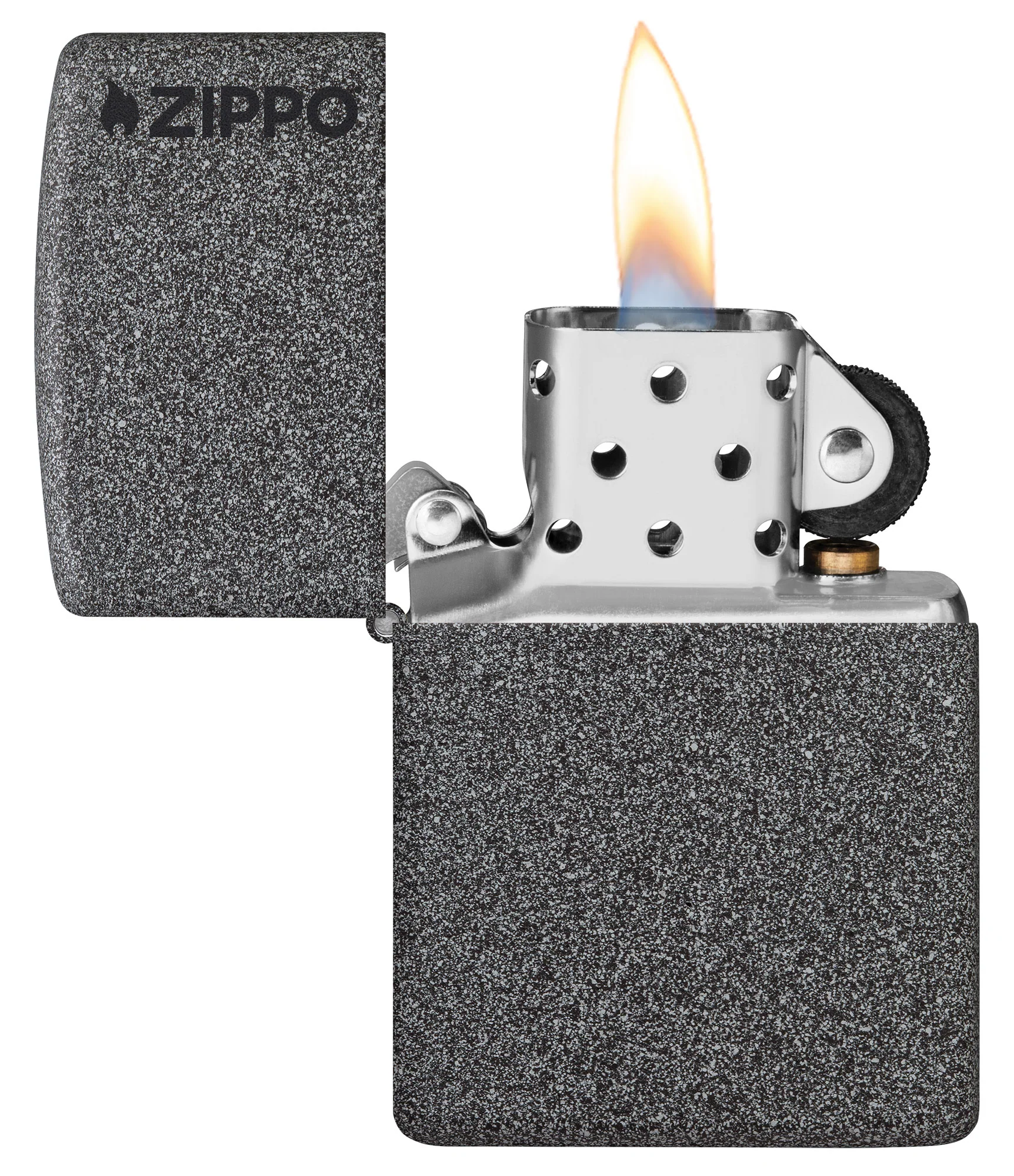 Classic Iron Stone Zippo Logo - Image 4