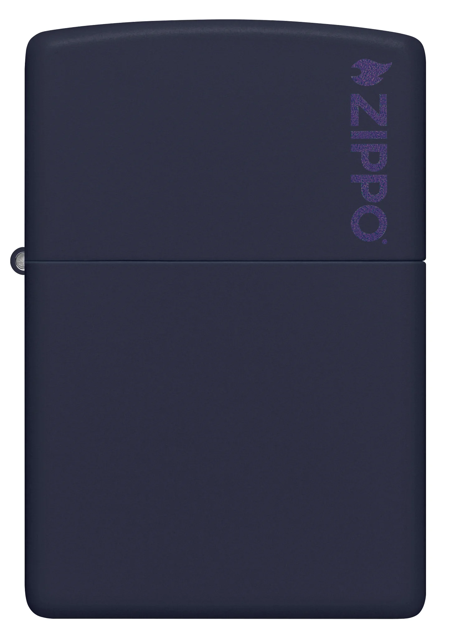 Classic Navy Matte Zippo Logo - Image 2
