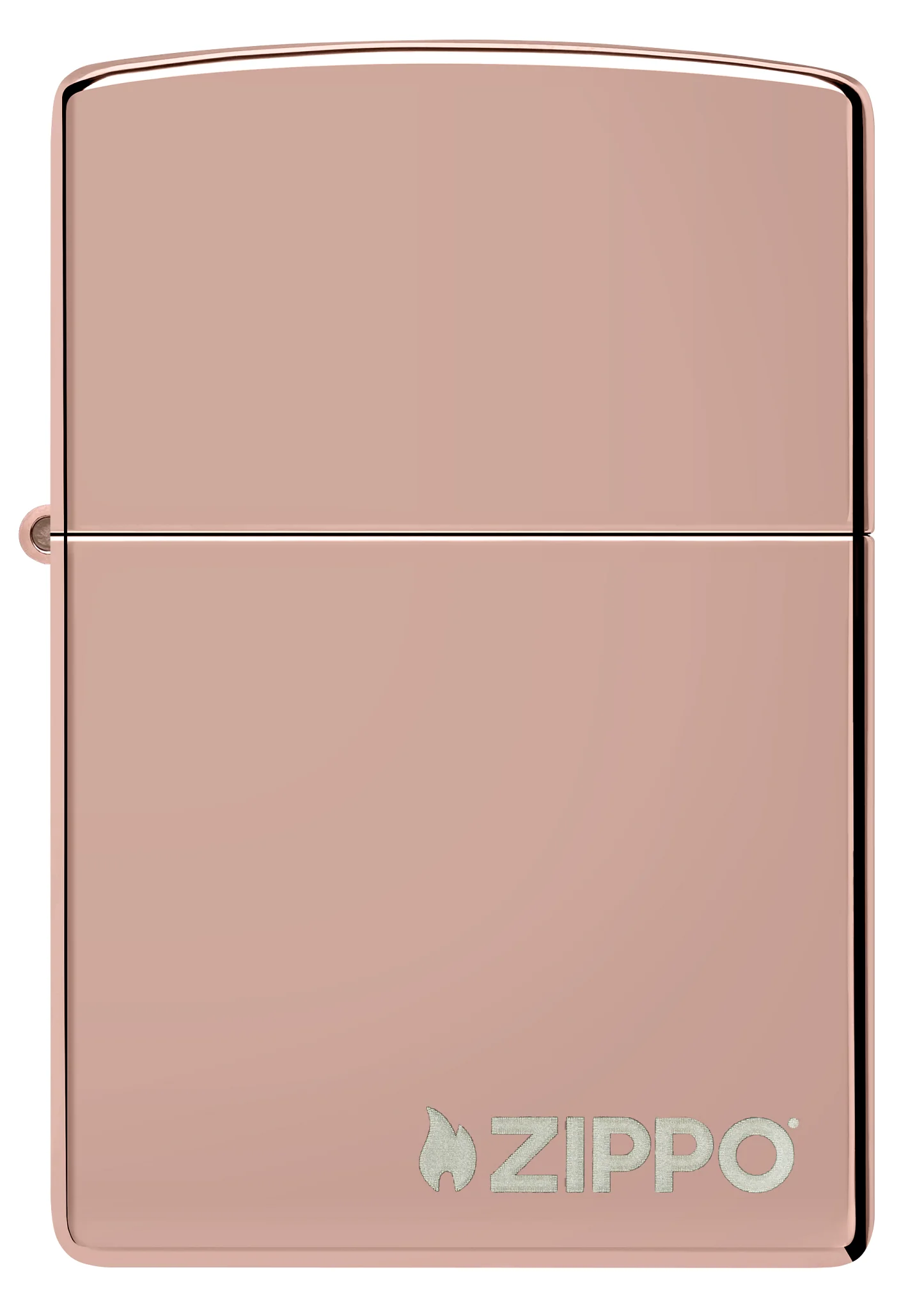 Classic High Polish Rose Gold Zippo Logo - Image 3