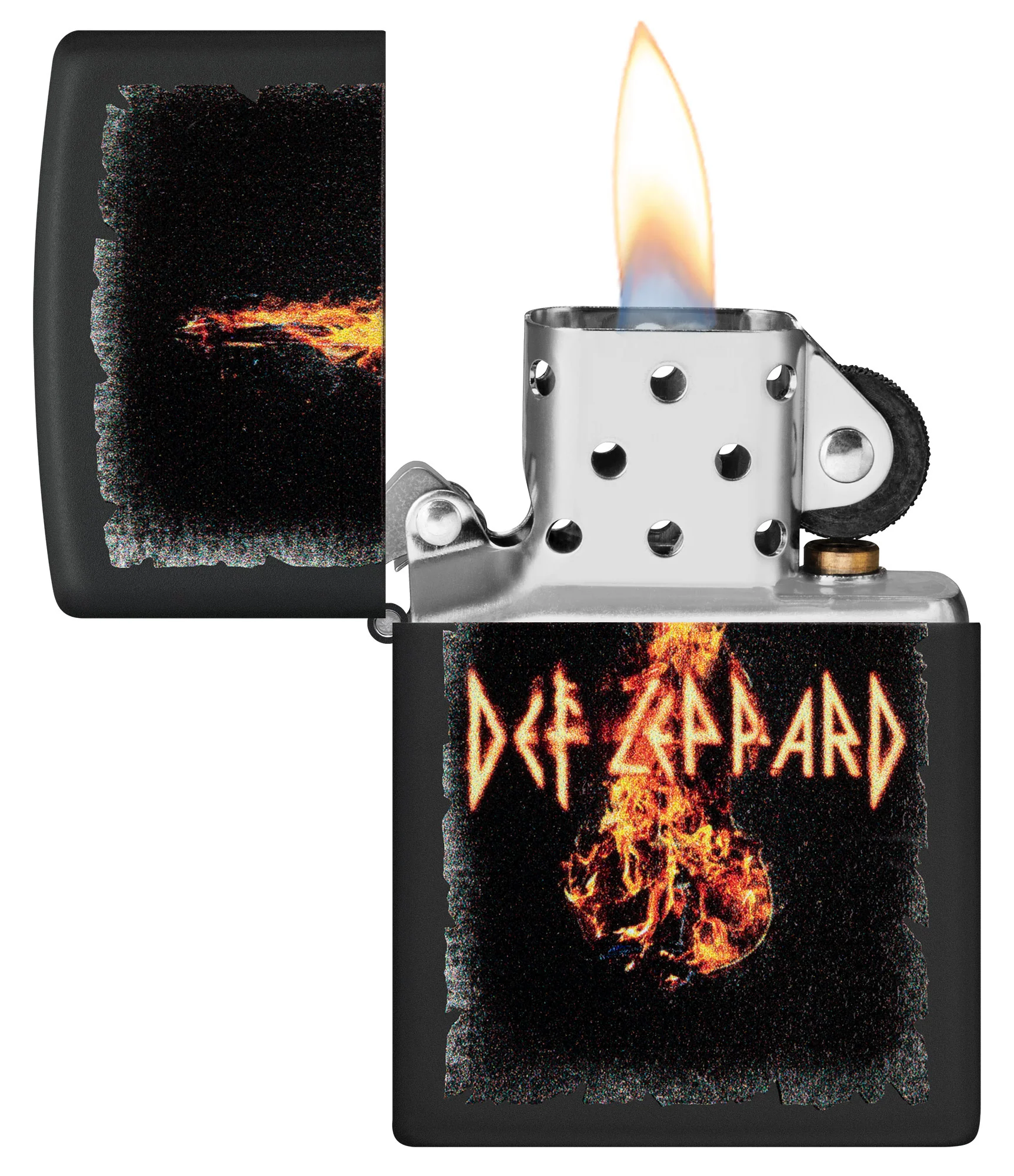 Def Leppard Burning Violin Design - Image 3
