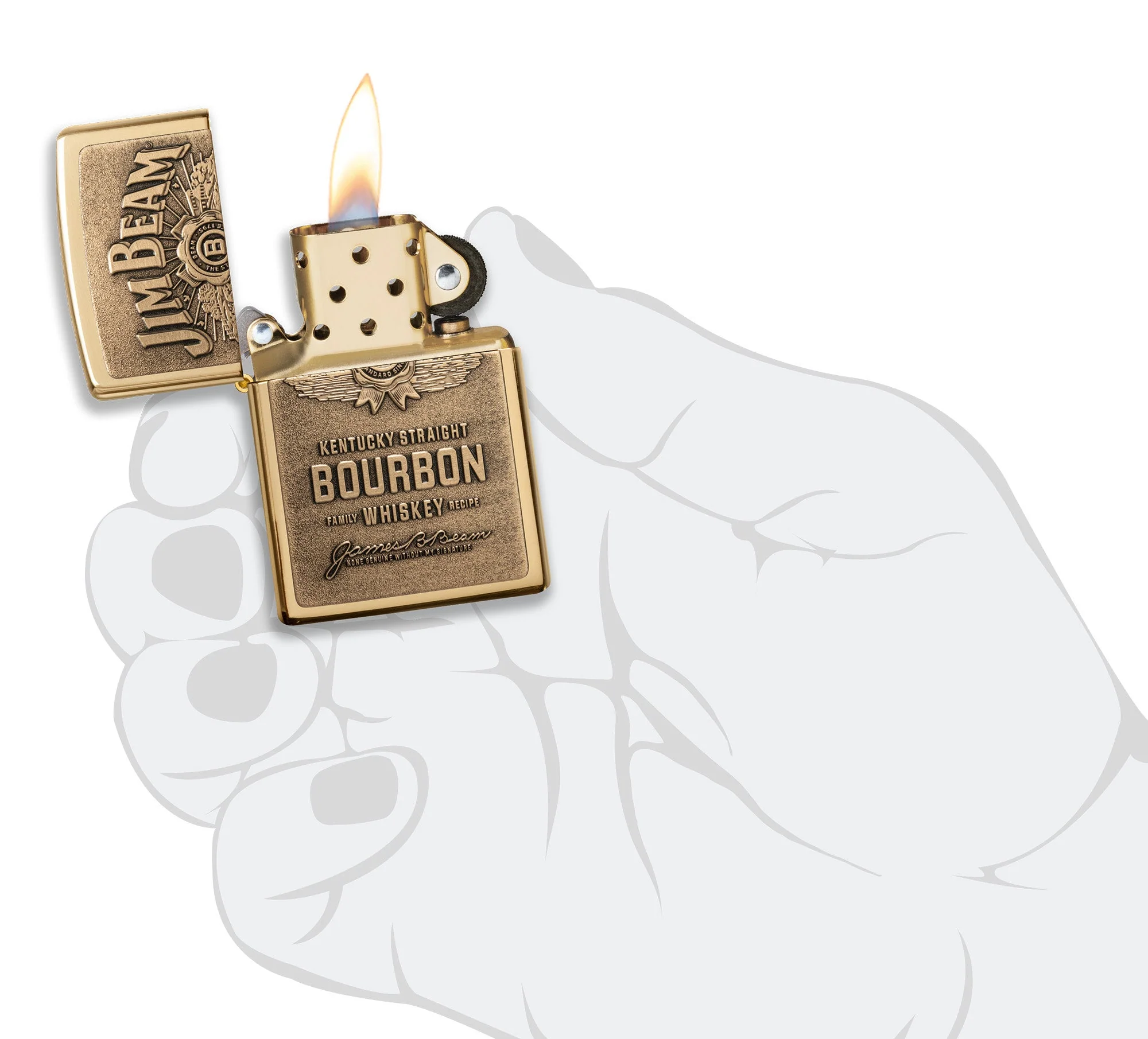 Jim BeamĀ® Brass Emblem - Image 4