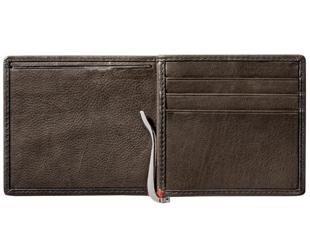 Mocha Leather Wallet- Spade Metal Plate Design - Image 17
