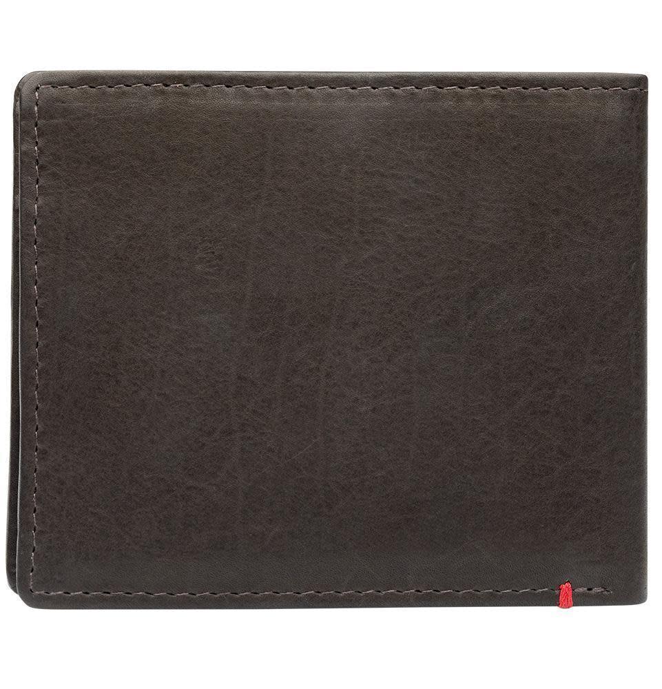 Mocha Leather Wallet- Spade Metal Plate Design - Image 18