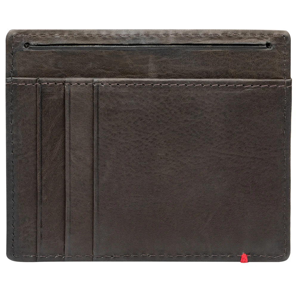 Mocha Leather Wallet- Viking Metal Plate Design - Image 8