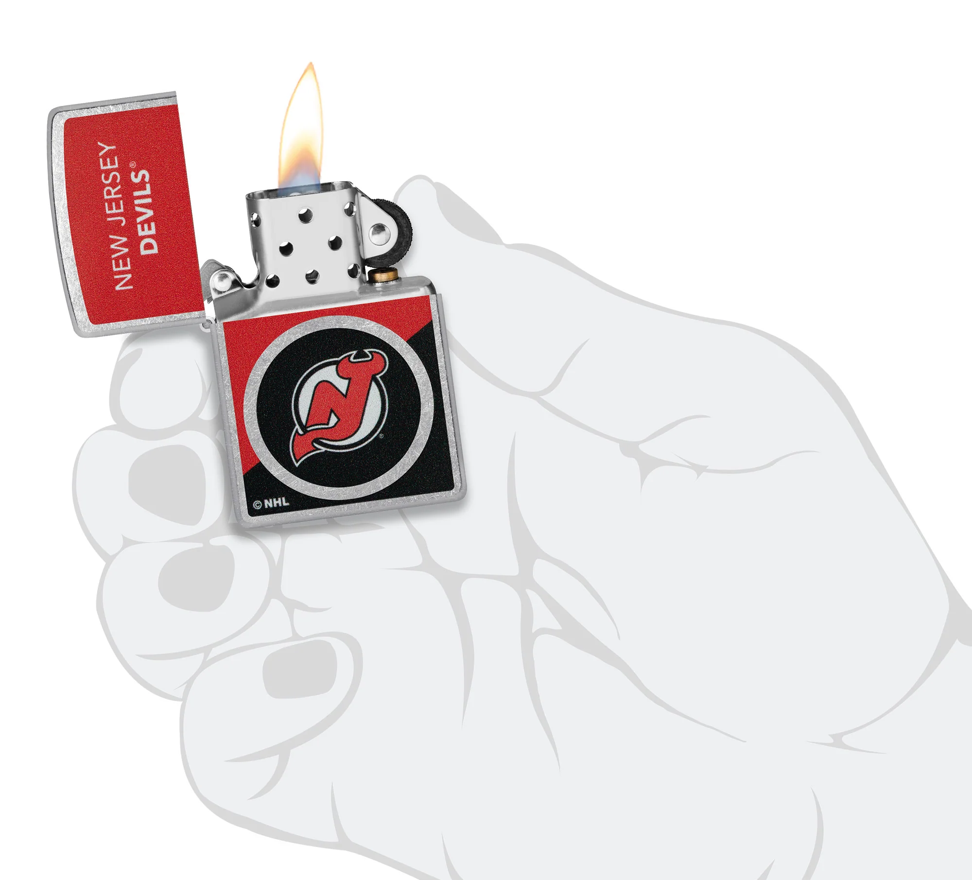 New Jersey DevilsĀ® Colorblock Logo Design - Image 6