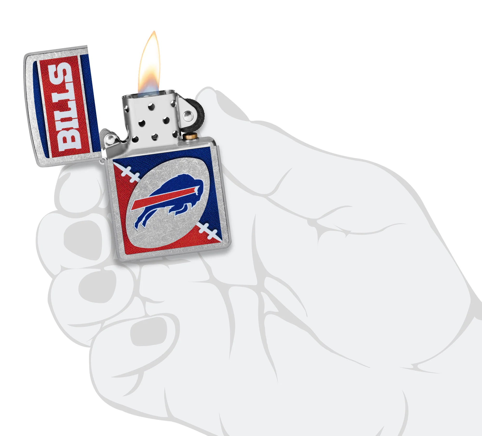 NFL Buffalo Bills Chrome Logo Design - Image 6