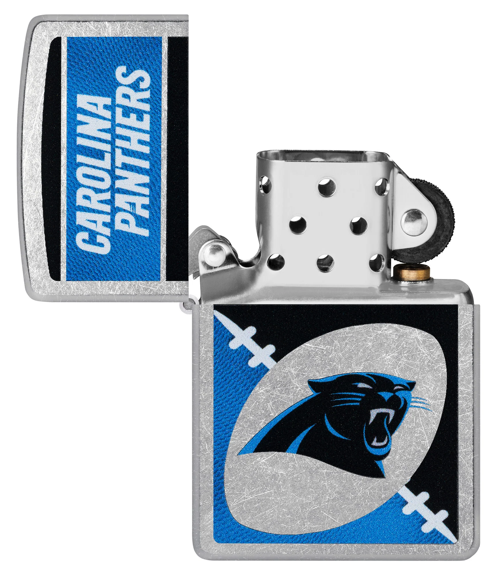 NFL Carolina Panthers Chrome Logo Design - Image 5