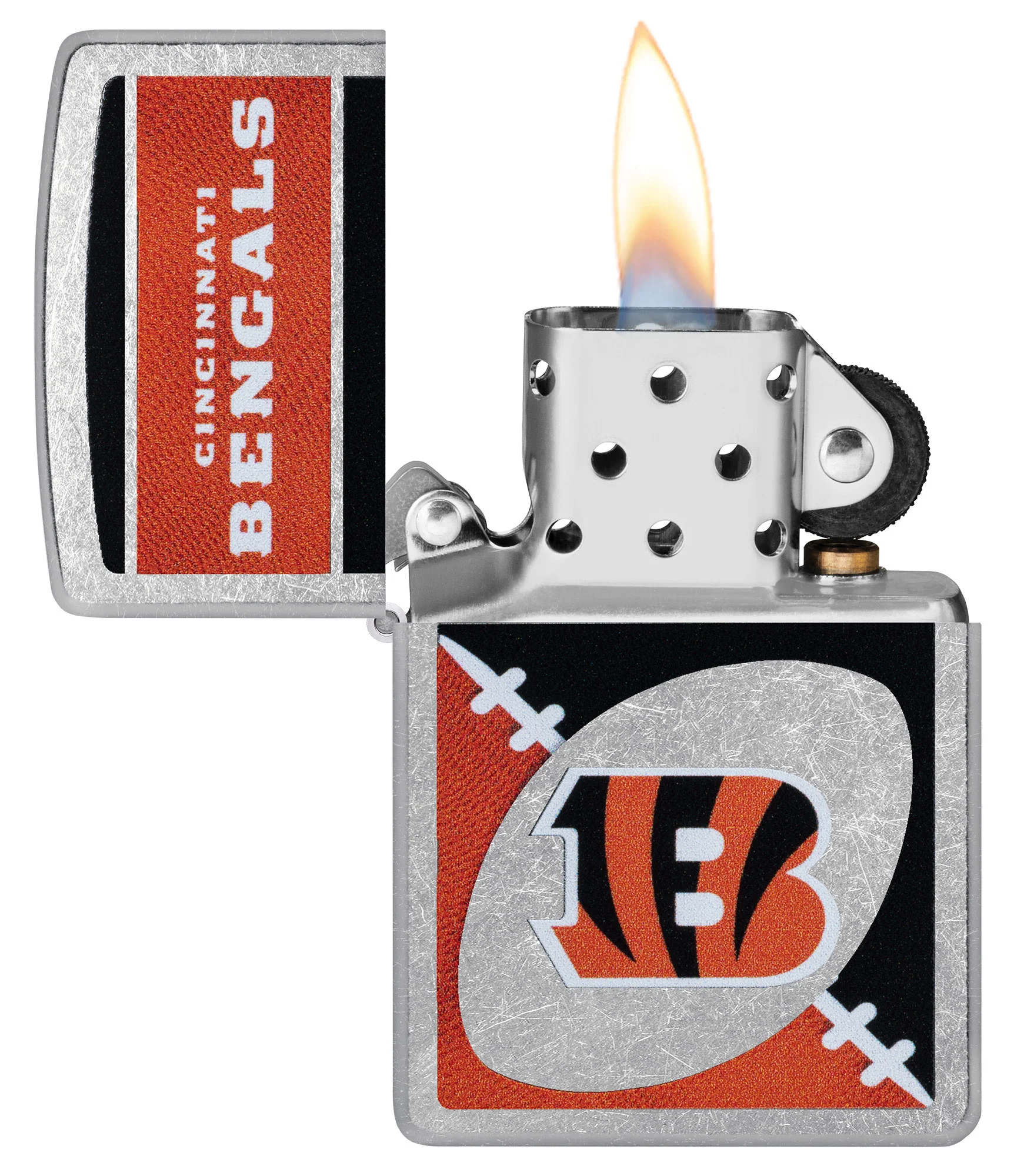 NFL Cincinnati Bengals Chrome Logo Design - Image 4