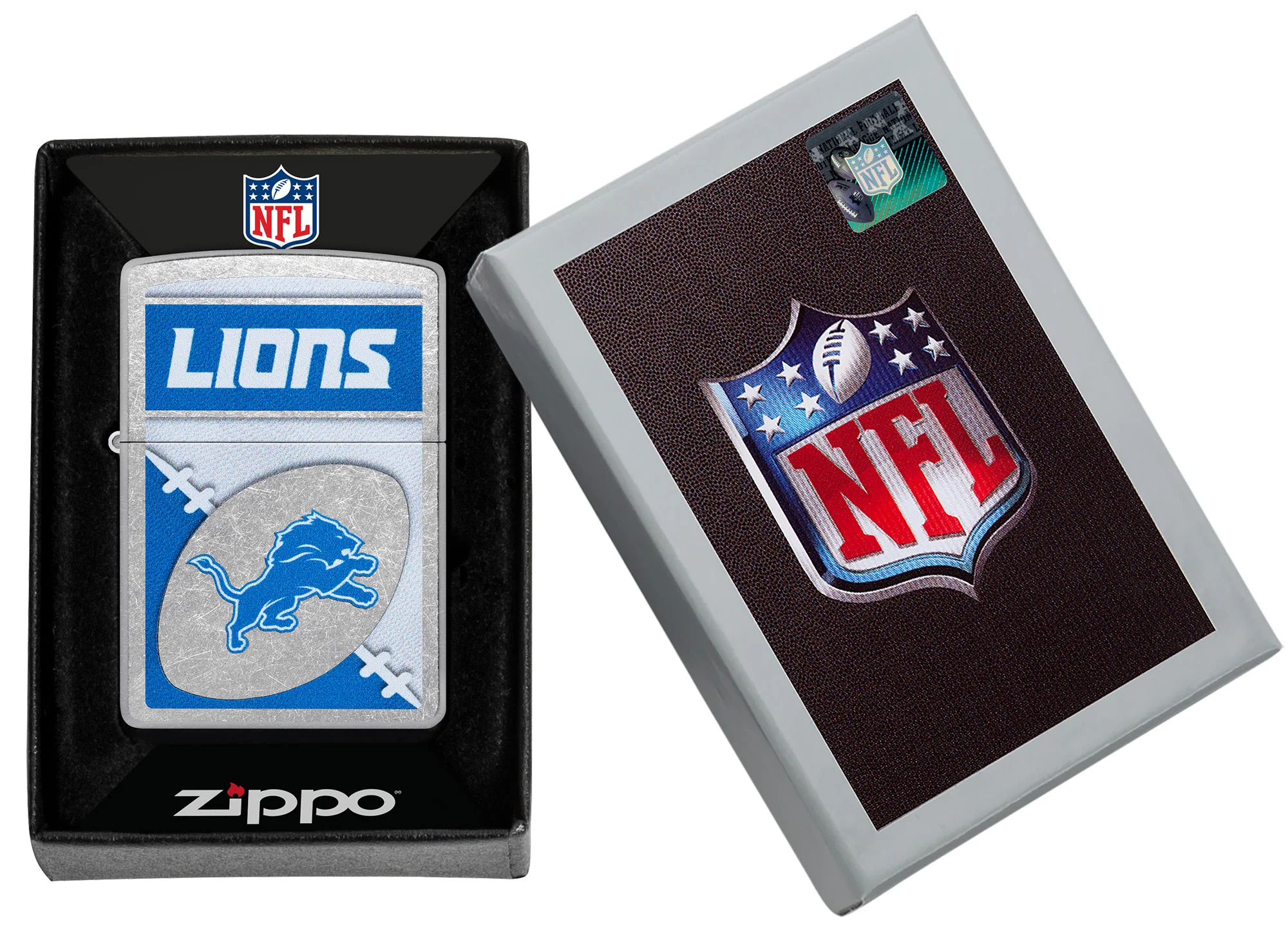 NFL Detroit Lions Chrome Logo Design - Image 7
