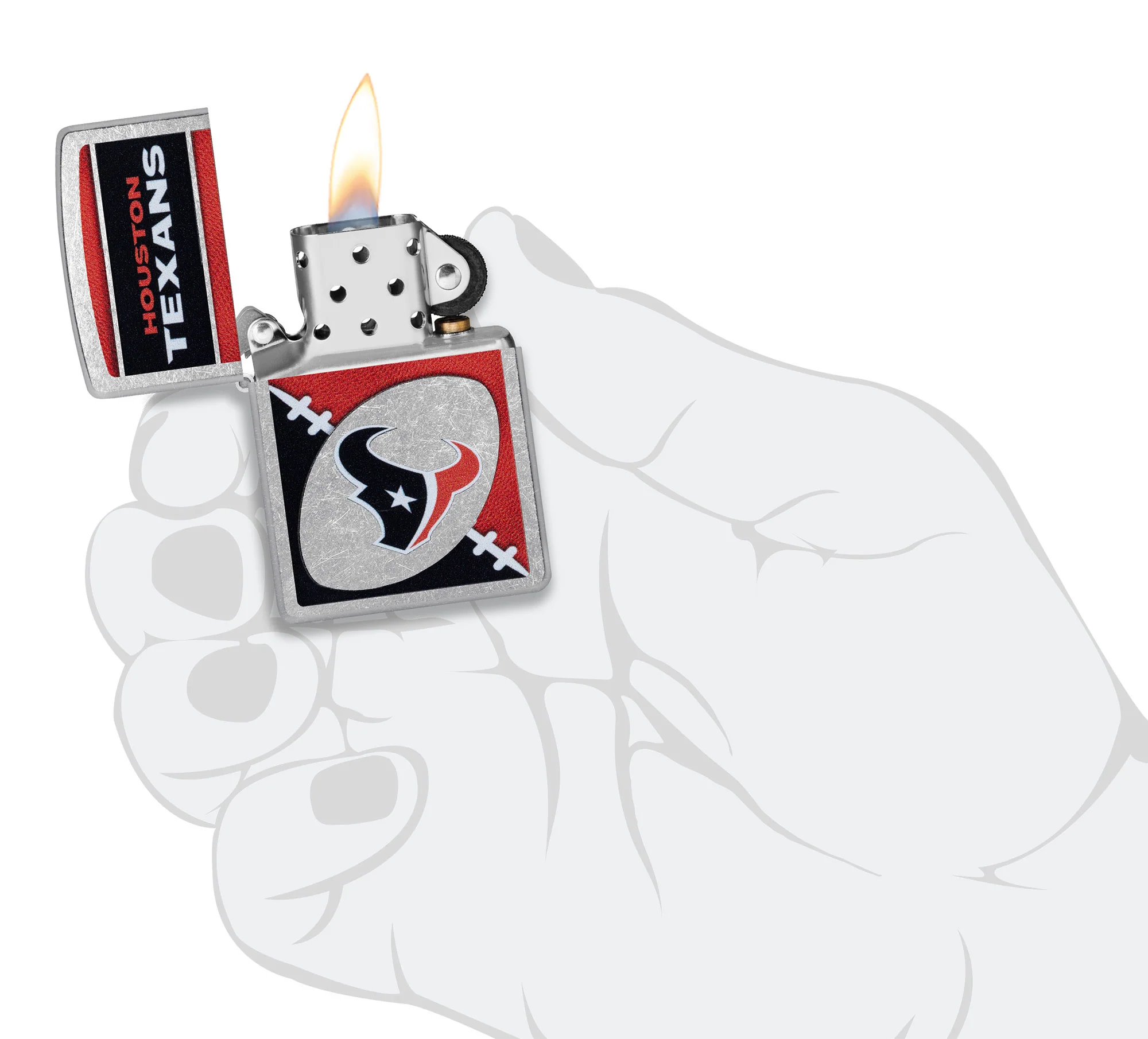 NFL Houston Texans Chrome Logo Design - Image 6