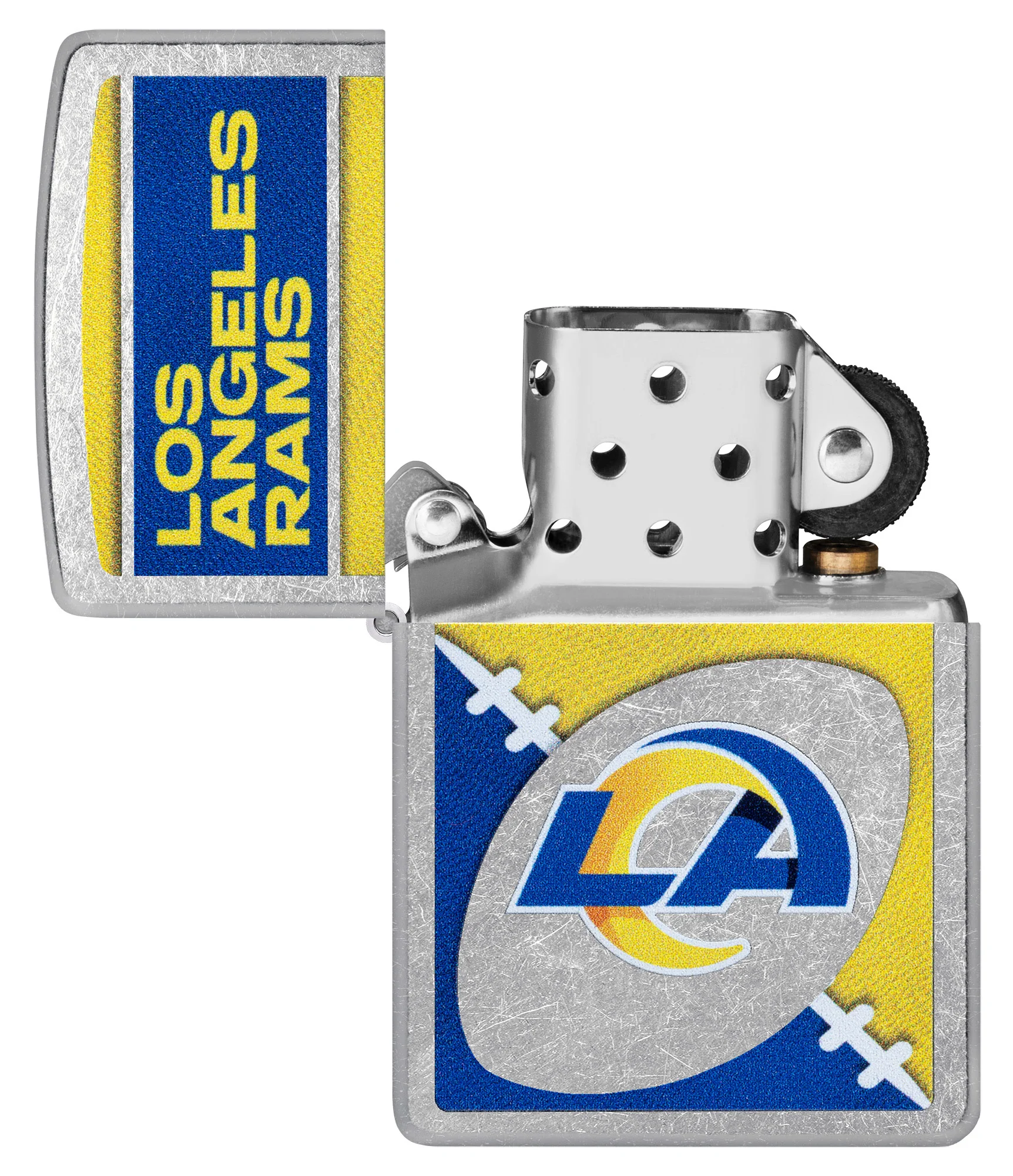 NFL Los Angeles Rams Chrome Logo Design - Image 5