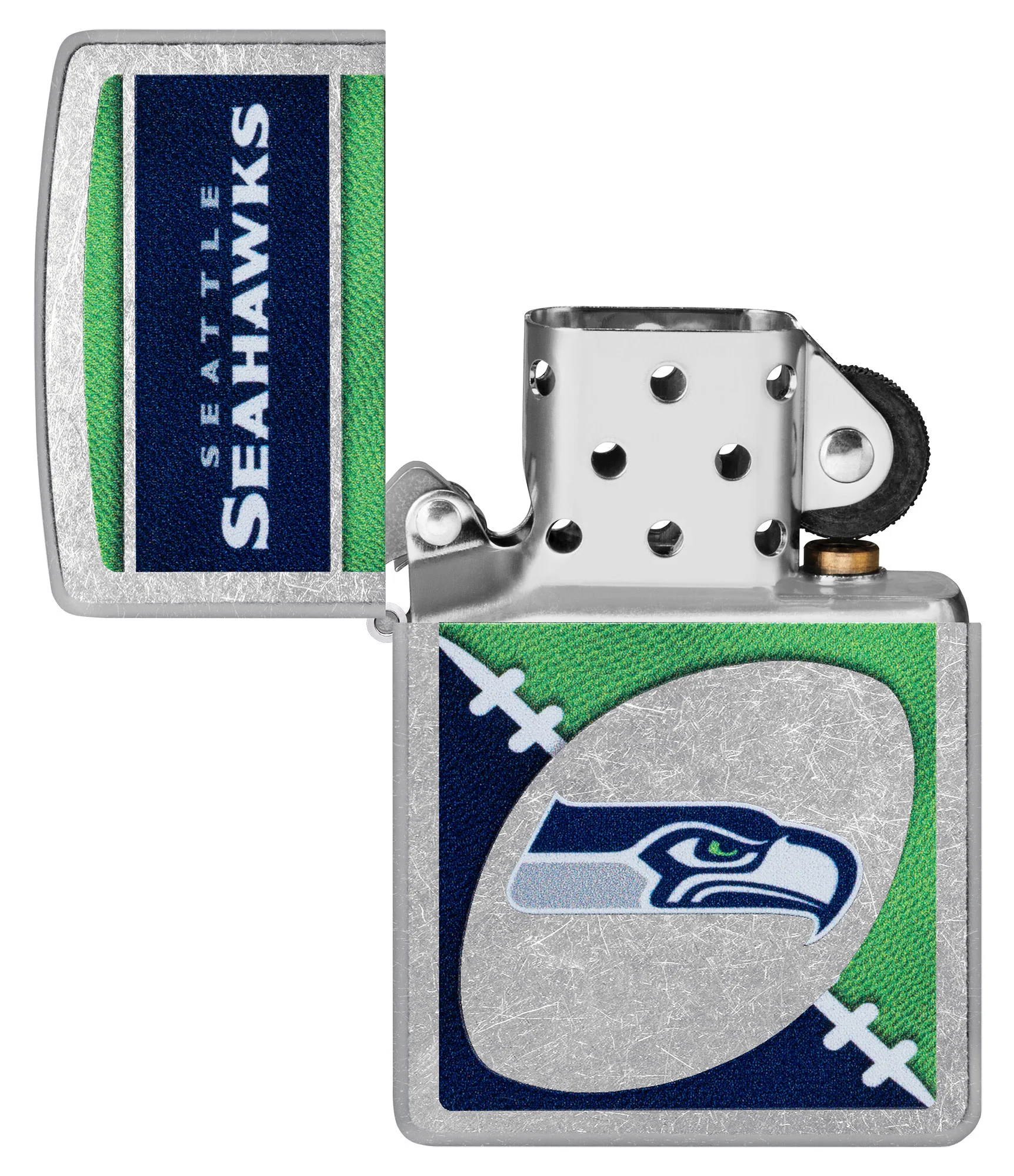 NFL Seattle Seahawks Chrome Logo Design - Image 5