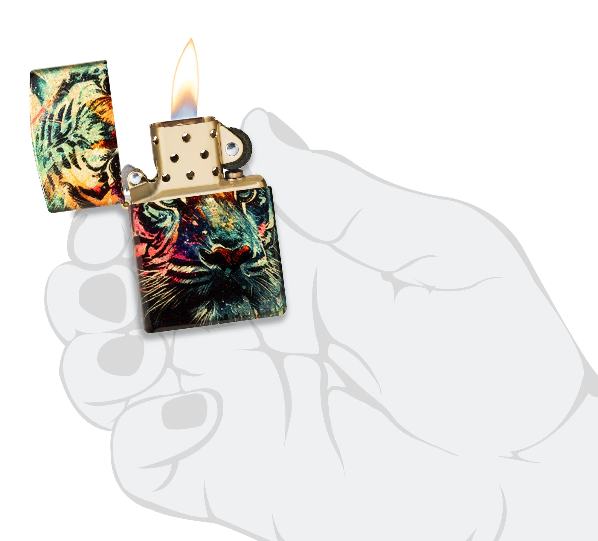 Painted Tiger Design - Image 5