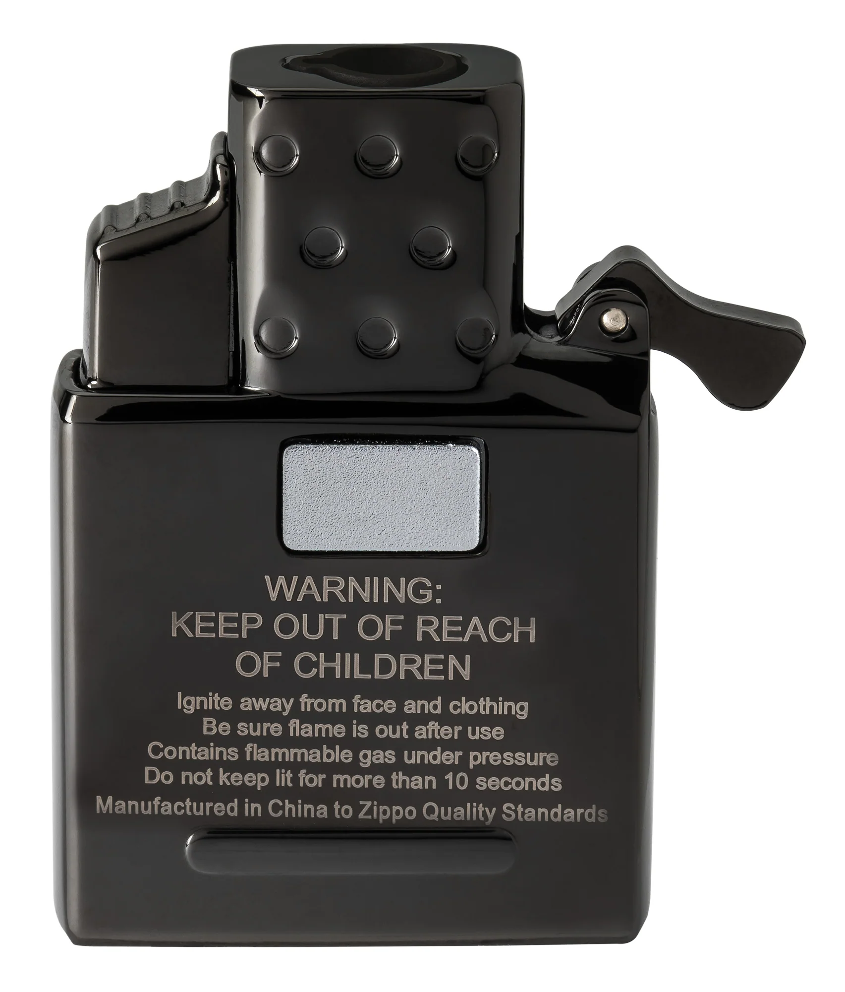 Single Torch Butane Lighter Insert - Black - Image 4