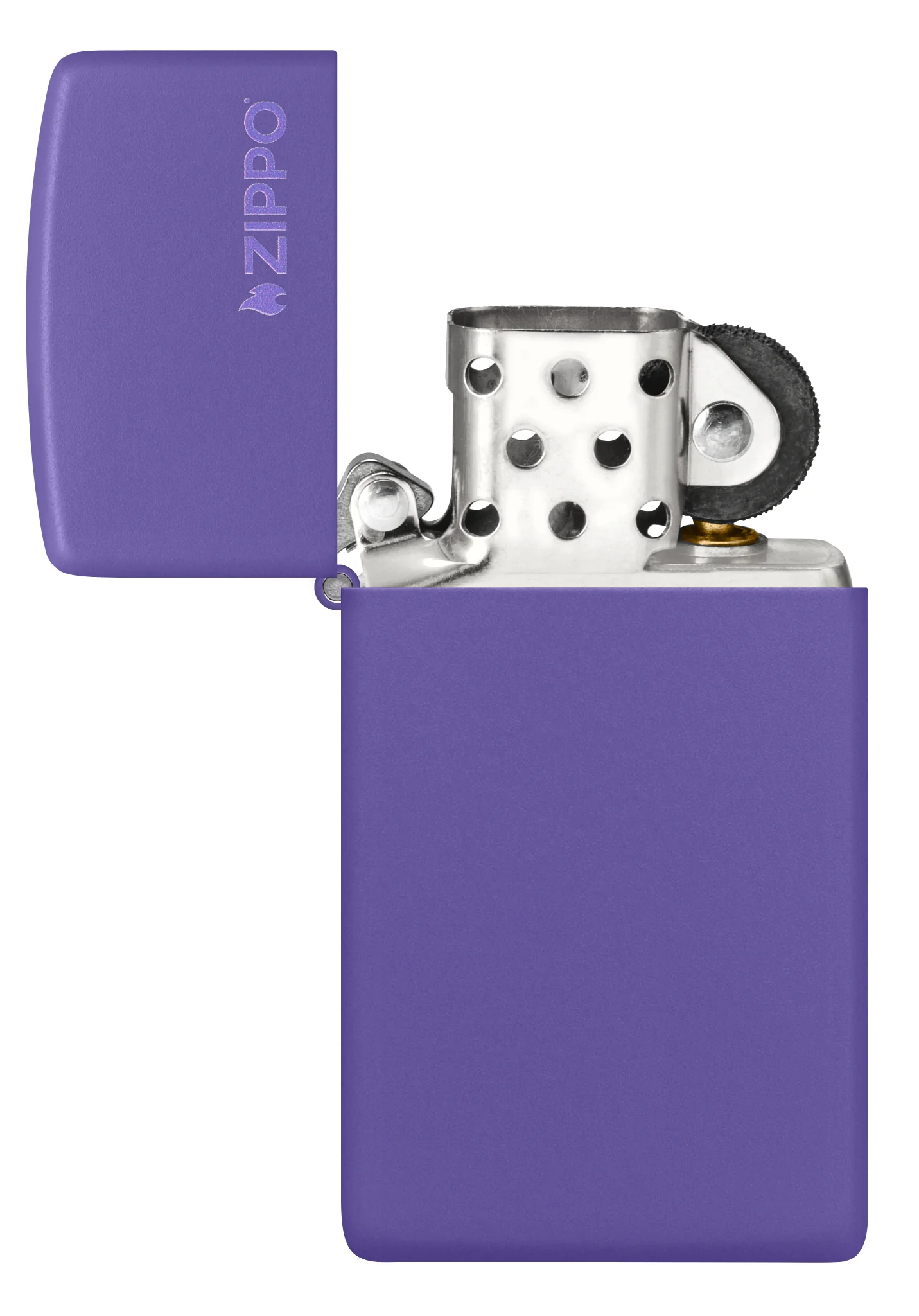 Slim® Purple Matte Zippo Logo - Image 4
