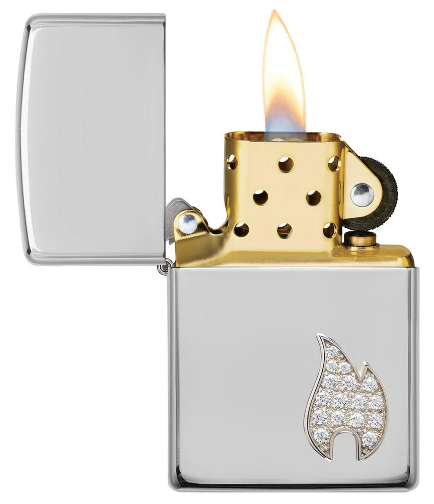 Sterling Silver Flame Emblem - Image 3