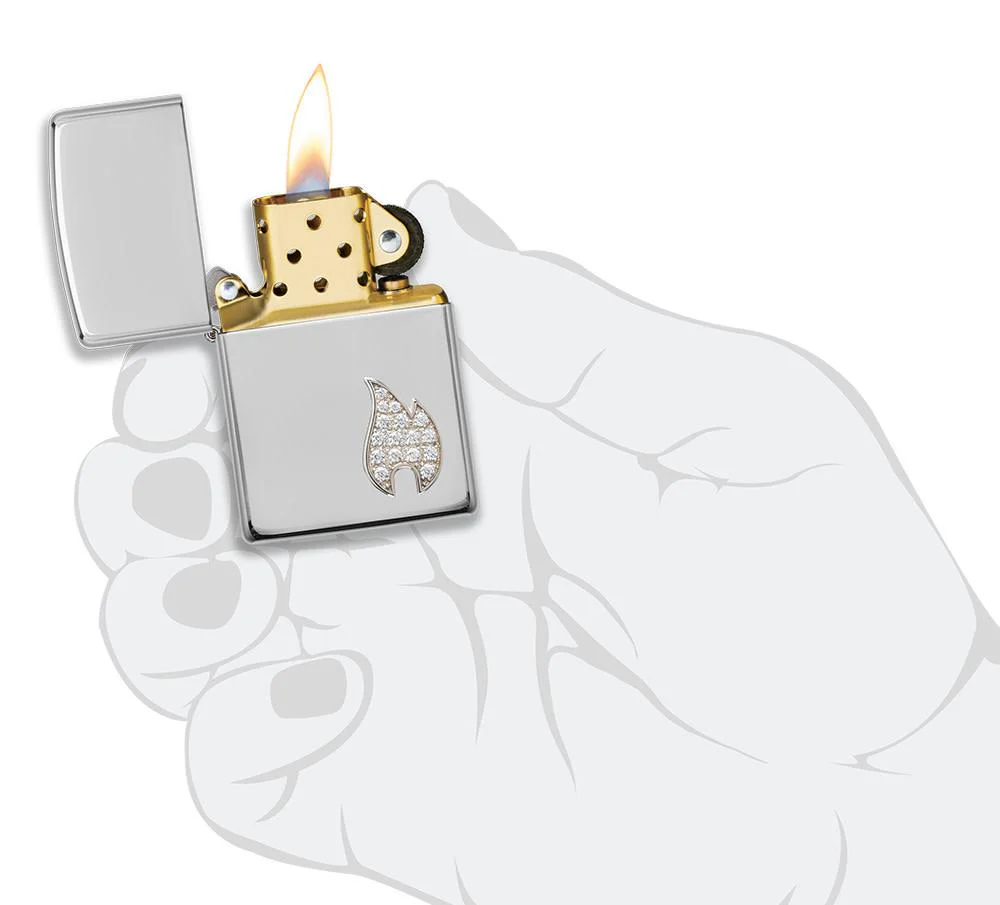 Sterling Silver Flame Emblem - Image 4