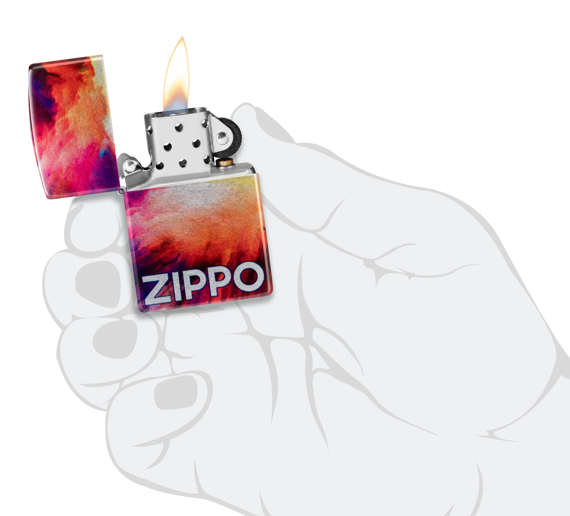 Tie Dye Zippo Design - Image 5