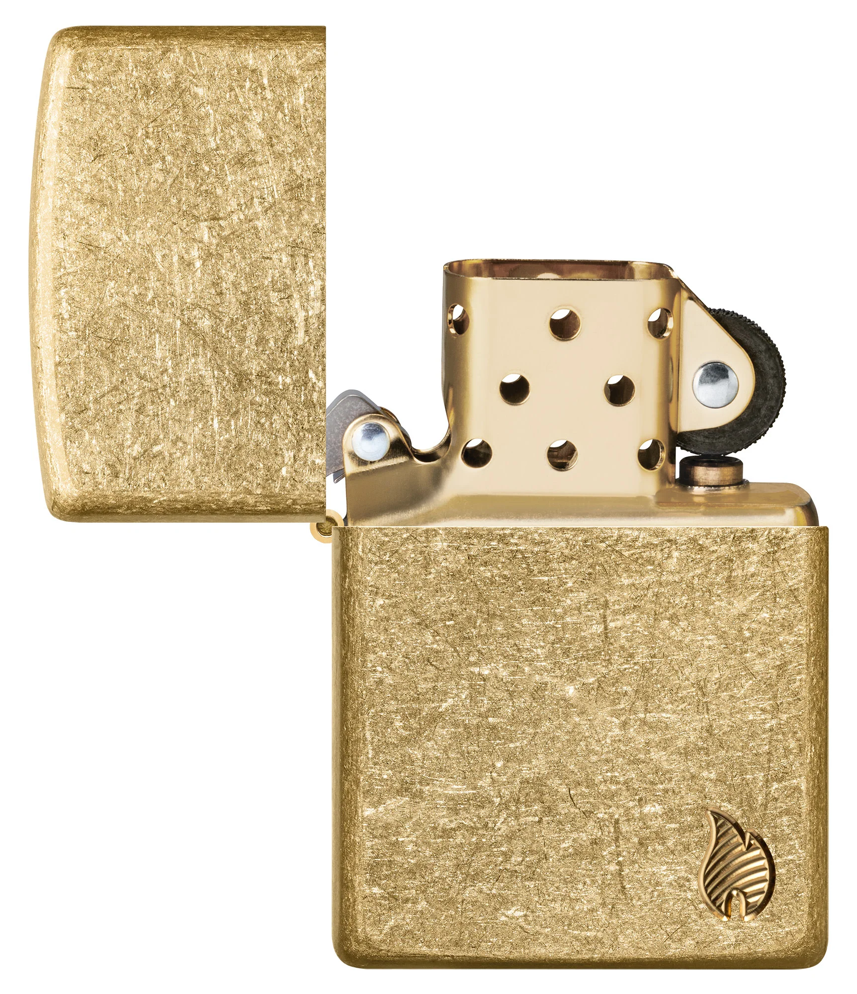 Armor® Tumbled Brass Flame Design - Image 5