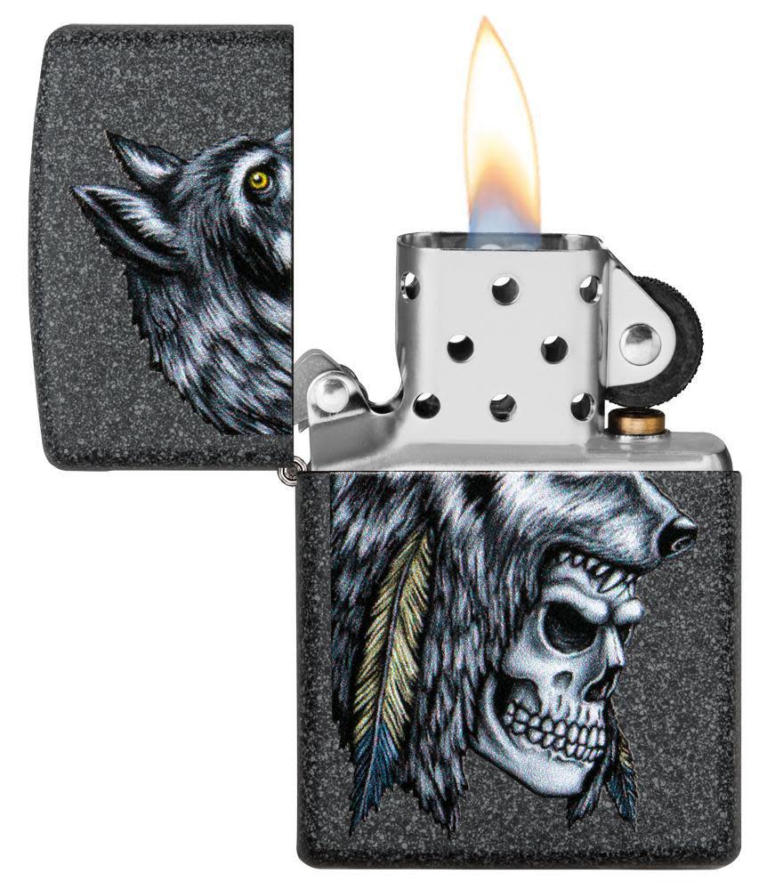 Wolf Skull Feather Design - Image 2