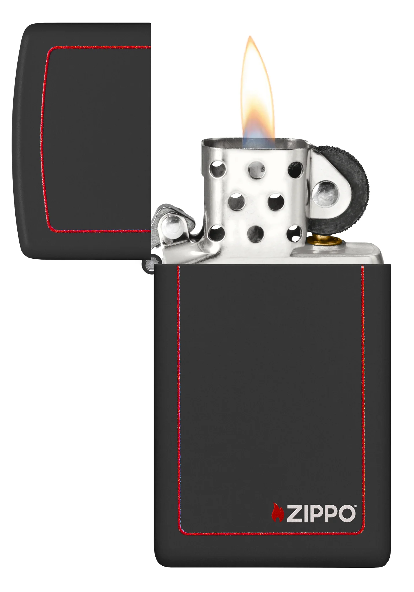 Slim® Black Matte with Red Border - Image 3